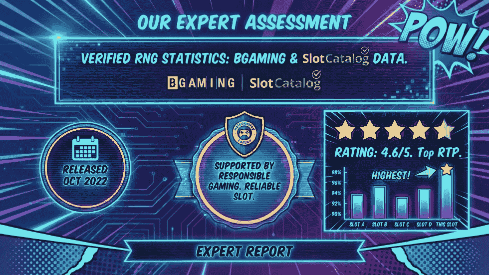 Slot expert analysis - RNG, responsible gaming, and 4.6/5 RTP rating.